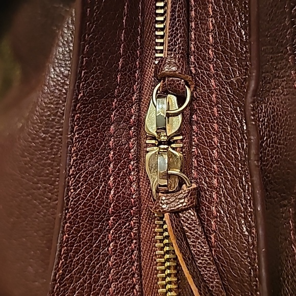 Authentic Balenciaga Classic Metallic Edge City Satchel in Bordeaux - Picture 15 of 16